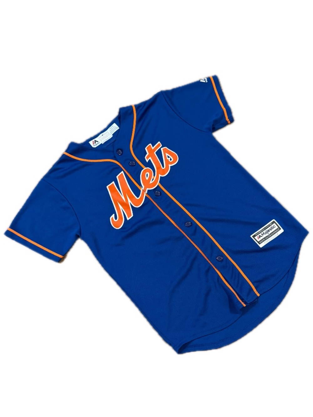 Majestic MLB New York Mets Pete Alonso #20 Youth Medium 10-12 Blue Jersey Kids M